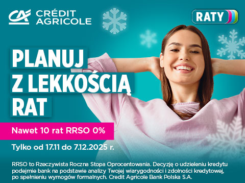 Raty 0% Credit Agricole