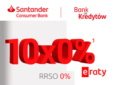 Raty 0% Santander 