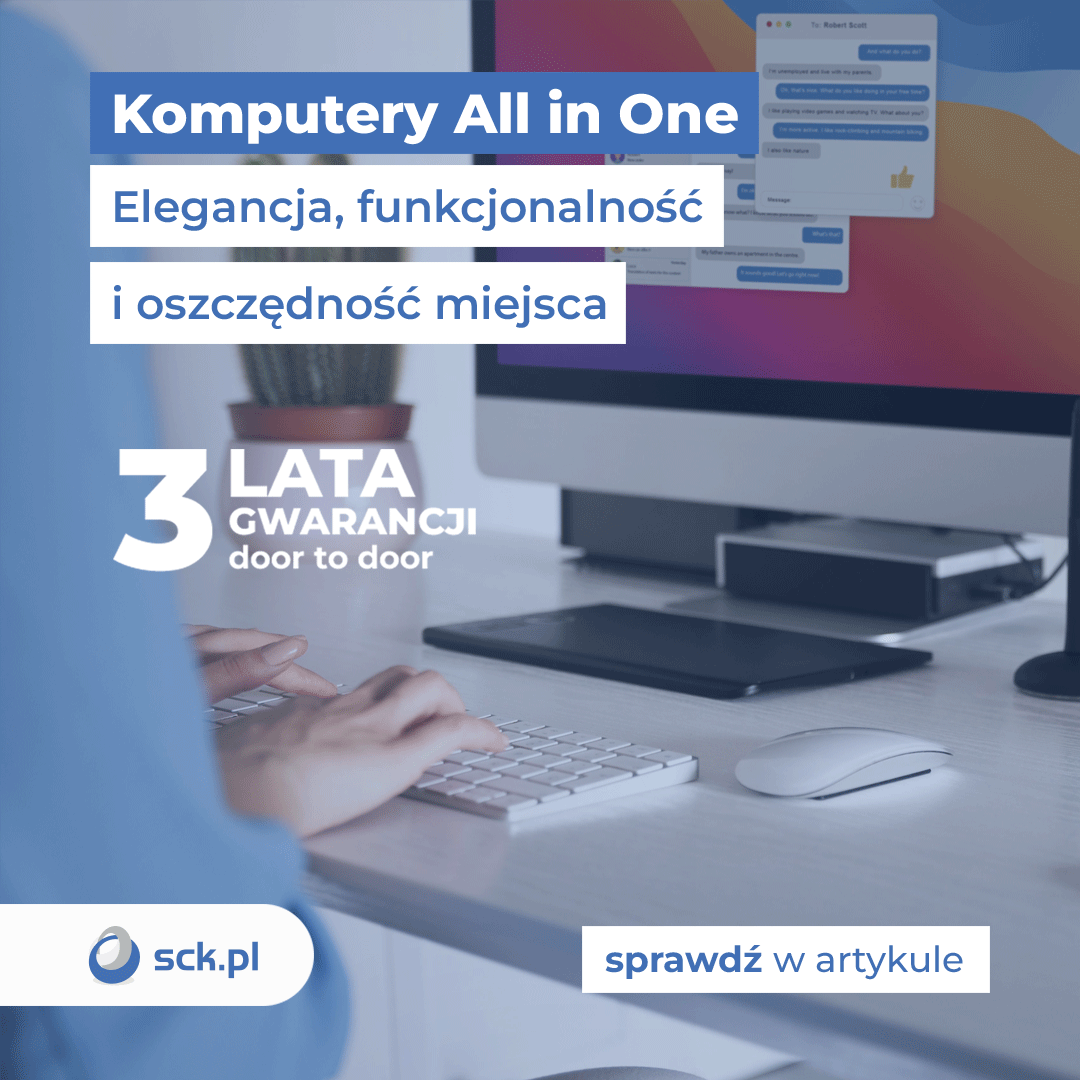 Komputery All in One. Elegancja, funkcjonalność i oszczędność miejsca w jednym urządzeniu