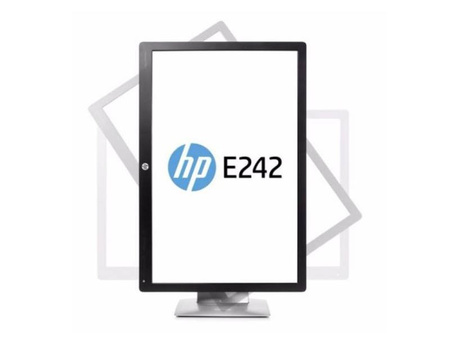 Monitor 24" LED HP E242 IPS 1920x1200 HDMI VGA DisplayPort USB PIVOT, 5 lat gwarancji