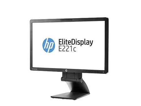 Monitor 21.5" LED HP E221c IPS 1920x1080 DisplayPort DVI VGA USB PIVOT, kamerka, głośniki,5 lat gwarancji