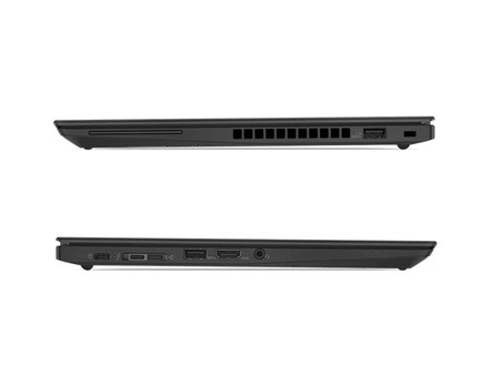 Lenovo 14" ThinkPad T490s i5-8365U 1.6GHz, 16GB, 480GB SSD, Windows 10 Pro COA, iHD, FullHD, dotyk, kamerka, 3 lata gwarancji