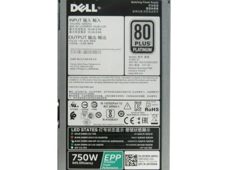 Zasilacz Dell E750E-S1 750W (0PJMDN) Dell PowerEdge R630 R730 R730xd R920 T430 T630