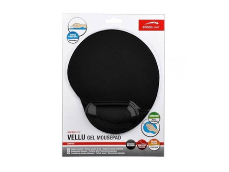 Podkładka pod mysz SpeedLink VELLU Gel Czarna (SL-6211-SBK-01)