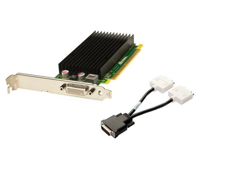 Karta graficzna nVidia Quadro NVS 300 512MB PCI-E x16, 1xDMS + kabel 1xDMS->2xDVI, chłodzenie pasywne, 2 lata gwarancji 