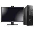 Zestaw Komputer Dell Precision 3450 SFF + Monitor Dell 24" + Kamera internetowa + Głośniki 2.0 + Słuchawki z mikrofonem, Intel Core i3 X-GEN, 8GB, 240GB SSD, Windows 10 Pro COA, 3 lata gwarancji