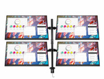 4 x Monitor 23.8" LED HP E24 G4 IPS 1920x1080 HDMI DisplayPort VGA USB, (4UB), 1 rok gwarancji