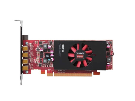 Karta graficzna AMD FirePro W4100 2GB PCI-E x16, 4x Mini DisplayPort, 2 lata gwarancji