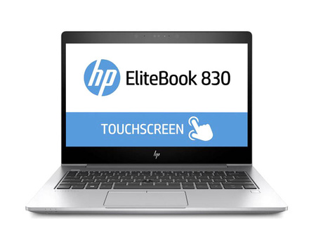 HP 13.3" EliteBook 830 G5 i5-7200U 2.5GHz, 8GB, 240GB SSD, Windows 10 Home, iHD, FullHD, dotyk, kamerka, 3 lata gwarancji