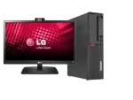 Zestaw Komputer Lenovo M720 SFF + Monitor LG 23" + Kamera internetowa + Głośniki 2.0 + Słuchawki z mikrofonem, Intel Core i5 IX-GEN, 32GB, 240GB SSD, Windows 11 Pro, 3 lata gwarancji