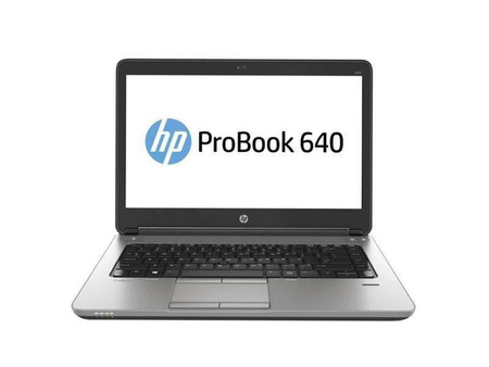 HP 14" ProBook 640 G1 i5-4210M 2.6GHz, 4GB, 120GB SSD, Windows 10 Pro, iHD, HDTV, kamerka USB, 3 lata gwarancji