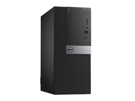 Dell OptiPlex 7050mt Intel Core i3 VII-GEN, 4GB, 480GB SSD, DVD, Windows 10 Pro COA, 3 lata gwarancji