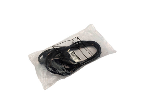 Pakiet 300 szt. Kabel zasilający komputerowy podwójny / rozgałęźnik (2x C13), 10A, 2m, NOWY