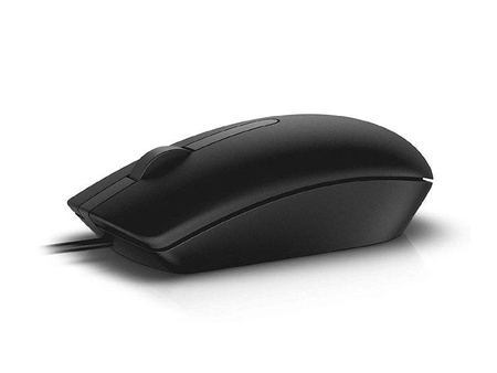 Mysz optyczna USB DELL MS116 1000 DPI, Czarna
