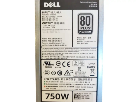 Zasilacz Dell F750E-S0 750W (0D5MW8) Dell PowerEdge R520 R620 R720 R720xd R820 T320 T420 T620