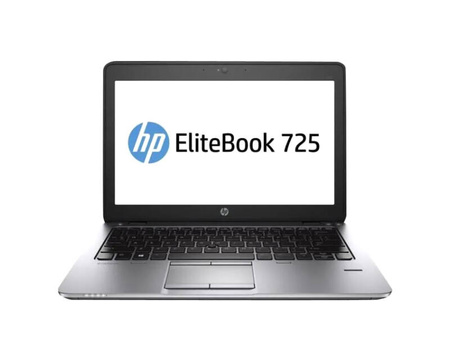 HP 12.5" EliteBook 725 G2 AMD A10 Pro-7350B 2.1GHz, 4GB, 240GB SSD, Windows 10 Home, Radeon R6 Graphics, HDTV, kamerka, 1 ROK GWARANCJI