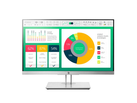Monitor 21.5" LED HP E223 IPS 1920x1080 HDMI DisplayPort VGA USB PIVOT, 3 lata gwarancji