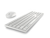 Zestaw bezprzewodowy DELL KM5221W klawiatura + mysz (biały)