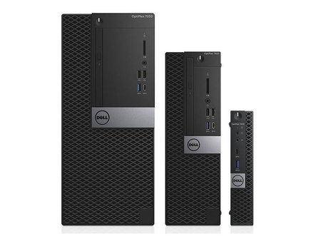 Dell OptiPlex 7050mt Intel Core i3 VII-GEN, 32GB, 2TB HDD, DVD, Windows 10 Home, 3 lata gwarancji