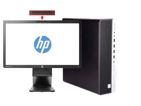 Zestaw Komputer HP EliteDesk 800 G4 SFF + Monitor HP 21.5" + Kamera internetowa + Głośniki 2.0 + Słuchawki z mikrofonem, Intel Core i5 VIII-GEN, 8GB, 1TB SSD, Windows 10 Pro, 3 lata gwarancji