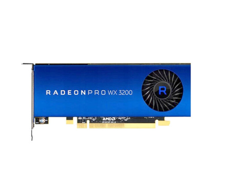 Karta graficzna AMD Radeon Pro WX 3200 4GB PCI-E x16, 4x mini DisplayPort, LowProfile, 2 lata gwarancji