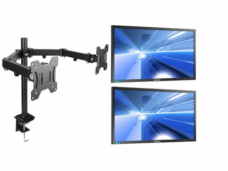 2 x Monitor 22" LED Samsung S22C450BW 1680x1050 DVI VGA, (2UB), 1 rok gwarancji