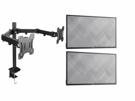 2 x Monitor 23.8" LED Dell P2417H IPS 1920x1080 HDMI DisplayPort VGA USB, (2UB), 1 rok gwarancji