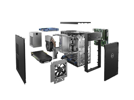 Dell Precision 3630 Tower Intel Xeon Quad Core E-2124 3.3GHz, 64GB, 240GB SSD + 1TB, Windows 11 Pro, Quadro K620/2GB, 3 lata gwarancji