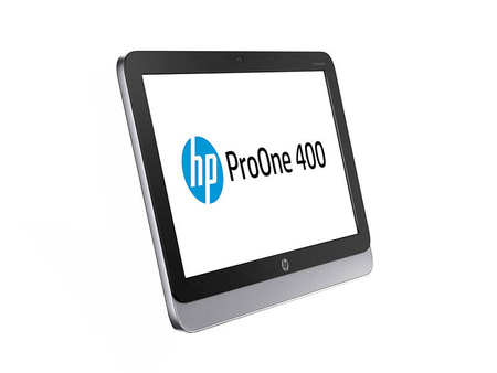HP ProOne 400 G1 All-in-One Intel Celeron IV-GEN, 4GB, 480GB SSD, DVDRW, Windows 10 Home, 19.5" HD+, iHD, WiFi, kamerka, (BN), 3 lata gwarancji