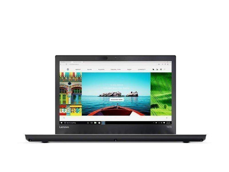Lenovo 14" ThinkPad T470 i5-7300U 2.6GHz, 8GB, 240GB SSD, Windows 10 Pro COA, iHD, FullHD, dotyk, kamerka, 3 lata gwarancji