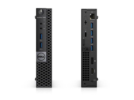 Dell OptiPlex Micro 7040m Intel Core i5 VI-GEN, 8GB, 500GB, Windows 10 Pro COA, 3 lata gwarancji