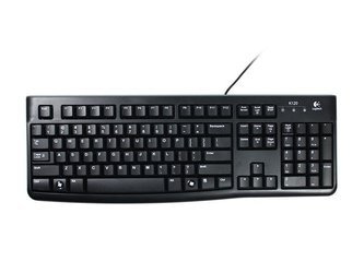Klawiatura USB Logitech K120, Czarna 