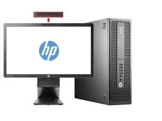 Zestaw Komputer HP 800 G2 SFF + Monitor HP 21.5" + Kamera internetowa + Głośniki 2.0 + Słuchawki z mikrofonem, Intel Core i7 VI-GEN, 32GB, 480GB SSD, Windows 11 Home, 3 lata gwarancji