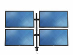 4 x Monitor 21.5" LED Dell E2216H 1920x1080 DisplayPort VGA, (4UB), 5 lat gwarancji