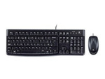 Zestaw klawiatura + mysz USB Logitech MK120, Czarny
