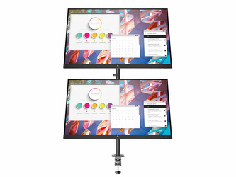 2 x Monitor 23.8" LED HP E24 G4 IPS 1920x1080 HDMI DisplayPort VGA USB, (P2UB), 5 lat gwarancji