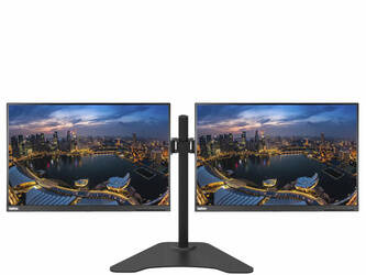 2 x Monitor 24" LED Lenovo T24d-10 IPS 1920x1200 DisplayPort HDMI VGA USB, (2UN), 1 rok gwarancji