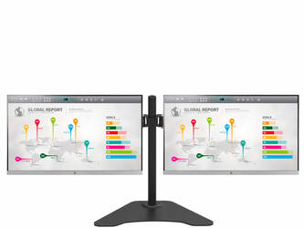 2 x Monitor 27" LED HP E273q IPS 2560x1440 HDMI DisplayPort VGA USB Type-C USB, (2UN), 5 lat gwarancji