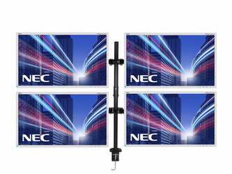 4 x Monitor 27" LED NEC MultiSync EA274WMi IPS 2560x1440 HDMI DisplayPort DVI VGA USB, głośniki, (4UB), 3 lata gwarancji