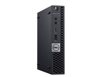 Dell OptiPlex Micro 5070m Intel Core i3 IX-GEN, 16GB, 120GB SSD, Windows 10 Pro COA, 3 lata gwarancji