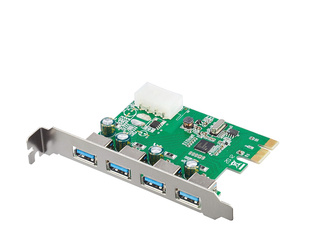 Kontroler DeLOCK 89363, 4x USB 3.0, PCI-Express x1, MOLEX/SATA, 2 lata gwarancji 