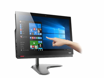 Lenovo ThinkCentre M910z All-in-One Intel Core i3 VII-GEN, 32GB, 120GB SSD, DVD, Windows 10 Pro COA, 23.8" FullHD, dotyk, iHD, WiFi, kamerka, (UN), 3 lata gwarancji