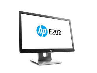 Monitor 20" LED HP E202 1600x900 HDMI DisplayPort VGA USB PIVOT, 5 lat gwarancji