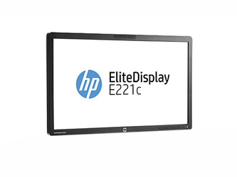 Monitor 21.5" LED HP E221c IPS 1920x1080 DisplayPort DVI VGA USB, kamerka, głośniki, (BN), 3 lata gwarancji