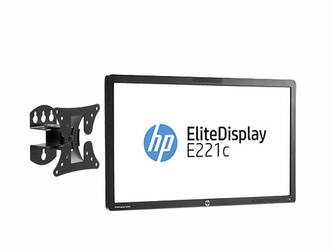 Monitor 21.5" LED HP E221c IPS 1920x1080 DisplayPort DVI VGA USB, kamerka, głośniki, (US), 1 rok gwarancji