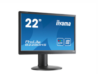 Monitor 21.5" LED iiyama B2280HS 1920x1080 DVI VGA HDMI, głośniki, 1 rok gwarancji