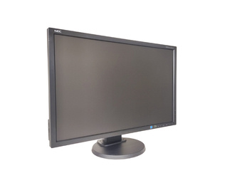 Monitor 24'' LED NEC MultiSync EA243WM WideScreen 1920x1200 HDMI DisplayPort DVI VGA USB PIVOT, głośniki, (NN), 1 rok gwarancji