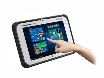 Panasonic 7" Toughpad FZ-M1 Intel M5-6Y57 1.1GHz, 4GB, 256GB SSD, Windows 10 Pro COA, iHD, WXGA, dotyk, 2x kamerka, 1 ROK GWARANCJI