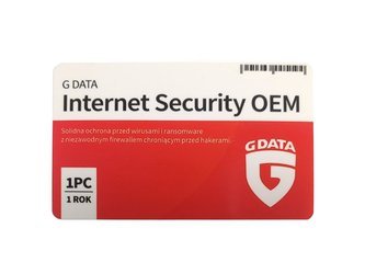 Program antywirusowy G DATA Internet Security OEM 1PC 1 ROK