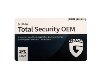 Program antywirusowy G DATA Total Security OEM 1PC 1 ROK